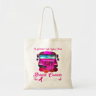 In October We Wear Pink School Bus Breast Cancer A Tote Bag