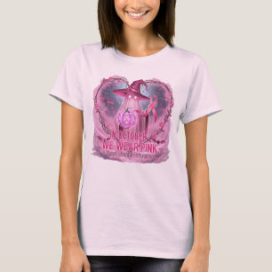 In October We Wear Pink: Spooky Season Awareness T-Shirt
