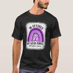 In October We Wear Purple Rett Syndrome Awareness T-Shirt