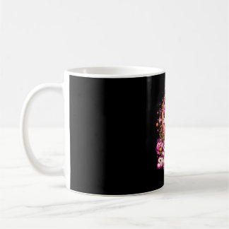 In october wear pink ghost witch breast cancer coffee mug