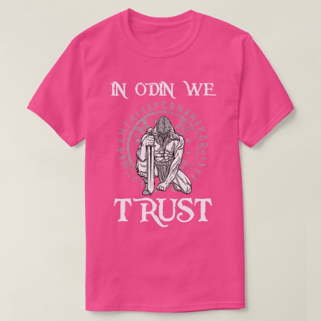In Odin we Trust Valhalla 1 T-Shirt (Design Front)