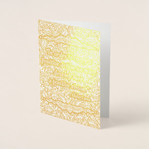In order to carry a positive - Positive Quote´s Foil Card
