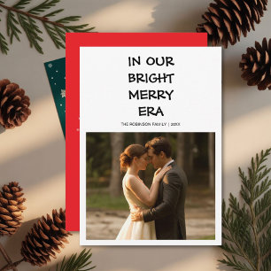 In Our Bright Merry Era Elegant Couple Holiday Car