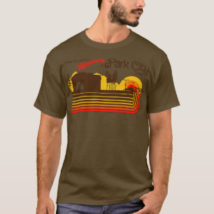 in Park City Utah Retro Horror T-Shirt