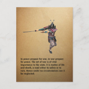 In peace prepare for war, in... postcard