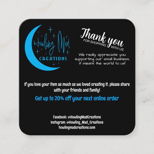 In Person Discount Cards (Front)