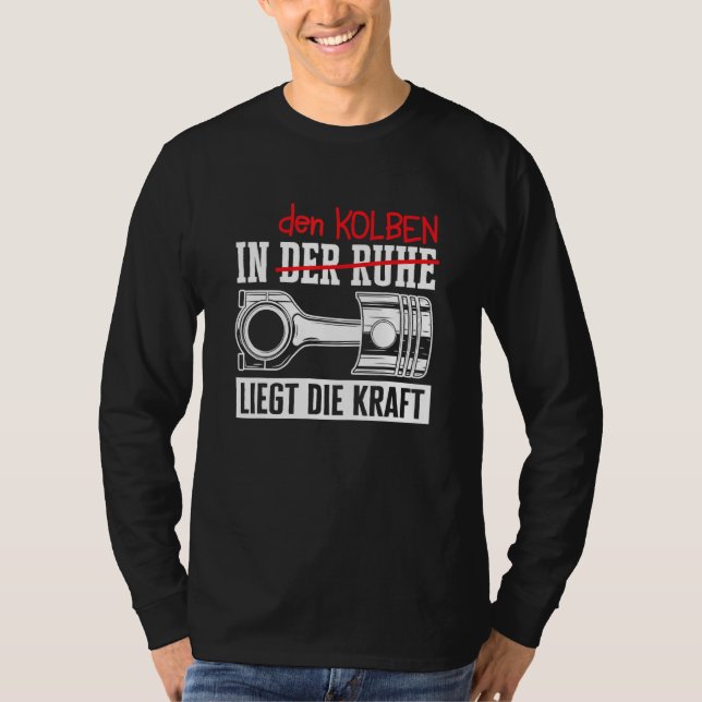 In Piston Power Tuning Tuner Screwdriver Garage Ca T-Shirt (Front)