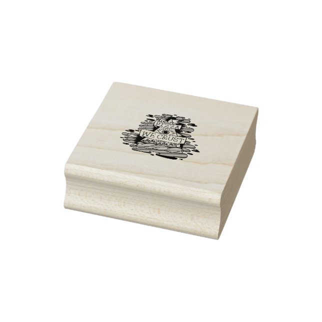 In Pizza We Crust Rubber Stamp (Stamp)