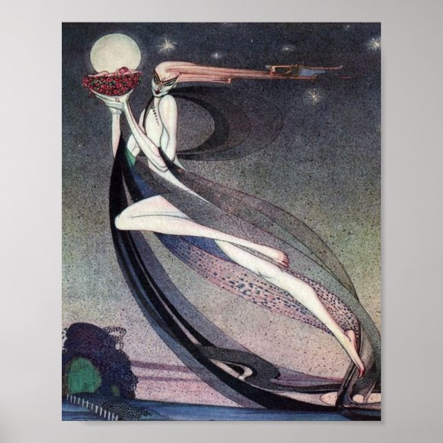 In Powder and Crinoline By Kay Nielsen Poster (Front)