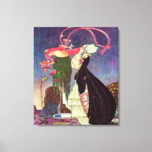 In Powder and Crinoline Old Fairy Tales Canvas Print