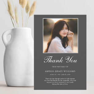 In progress thank you card