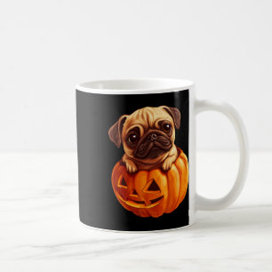 In Pumpkin Halloween Pugkin Cute Pug Halloween Coffee Mug