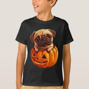 In Pumpkin Halloween Pugkin Cute Pug Halloween T-Shirt