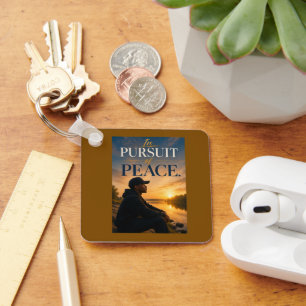 In Pursuit of Peace Key Ring