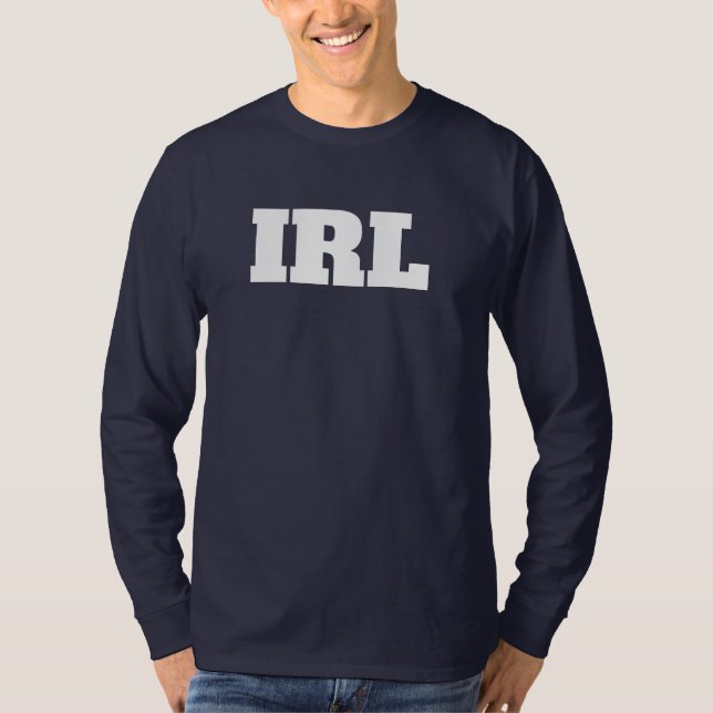 In real life long sleeve shirt (Front)