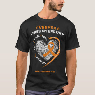 In Remembrance Loving Memory Of Brother Leukaemia T-Shirt