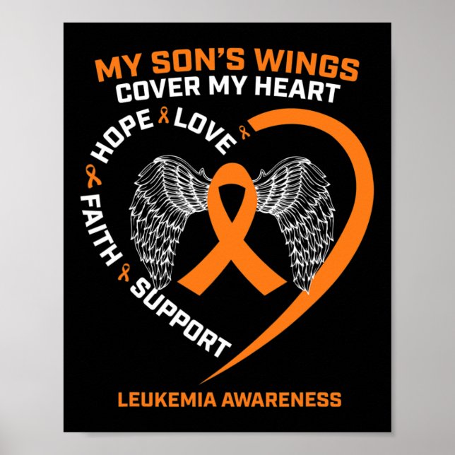 In Remembrance Of My Son Loving Memory Leukaemia A Poster (Front)