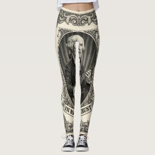 In Rock We Trust 1 Rock Washington Guitar Vintage  Leggings