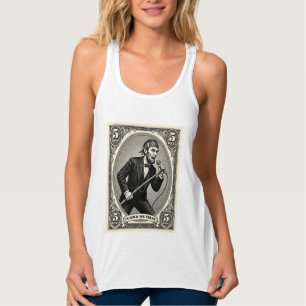 In Rock We Trust 5 Rocks Lincoln Singer Singlet