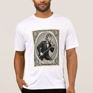 In Rock We Trust 5 Rocks Lincoln Singer T-Shirt