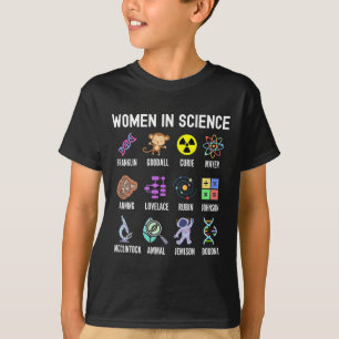 In Science - Feminist Stem Girls Empowerment Kids T-Shirt