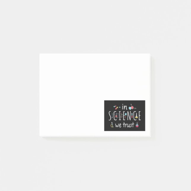 In Science we trust Post-it Notes (Front)