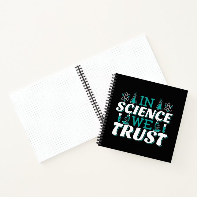 In Science We Trust Quote - Teacher Notebook (Inside)