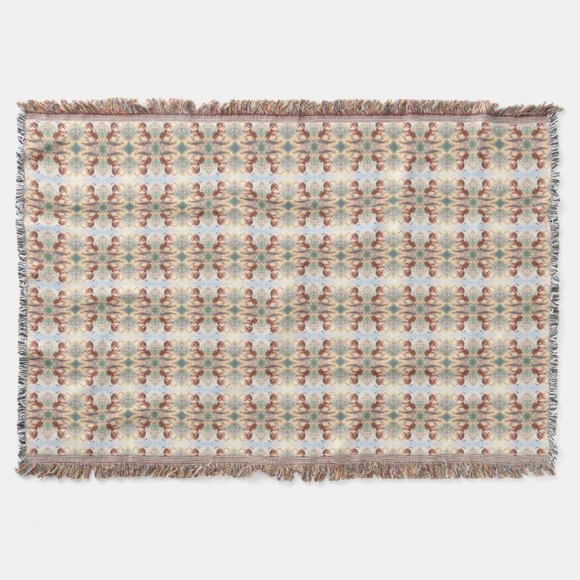 In Search of Blossom Gold.1 Throw Blanket (Front)