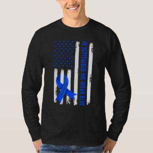 In September We Wear Blue Ribbon Ataxia Awareness T-Shirt