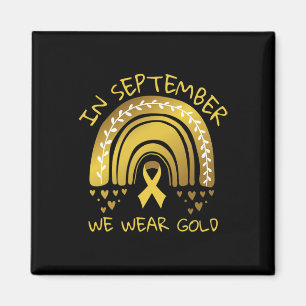 In September We Wear - Childhood Cancer Awareness Magnet