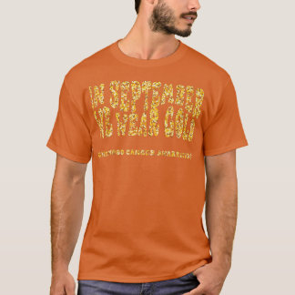 In September We Wear Gold Childhood Cancer Awarene T-Shirt