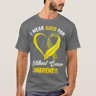 In September We Wear Gold Childhood Cancer Awarene T-Shirt