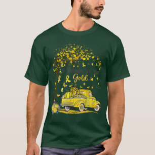 In September We Wear Gold Pumpkin Truck Childhood T-Shirt