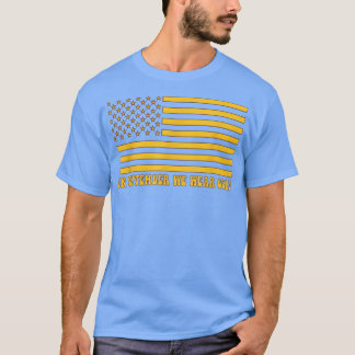 In September We Wear Golden Childhood Cancer Aware T-Shirt