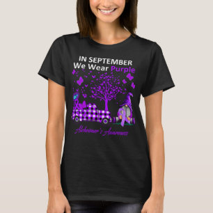 In September We Wear Purple Alzheimer's Awareness T-Shirt