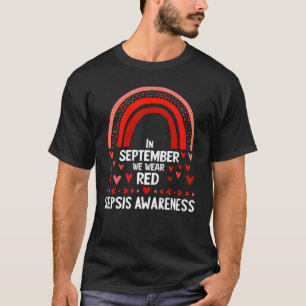 In september we wear red sepsis awareness 1 T-Shirt
