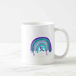 In September We Wear Teal & Purple Suicide Pre Coffee Mug
