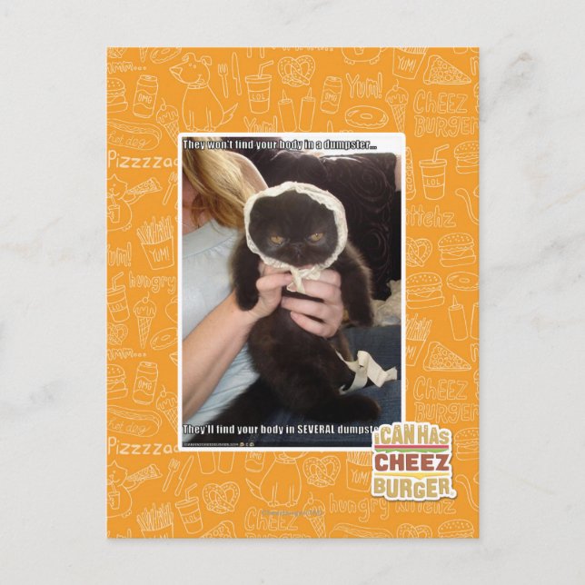 In Several Dumpsters Postcard (Front)