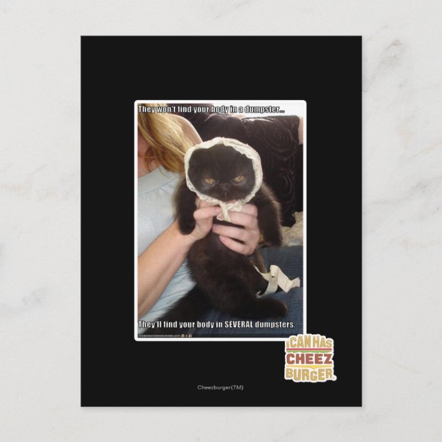 In Several Dumpsters Postcard (Front)