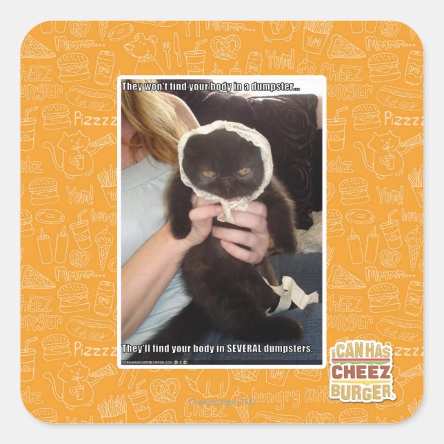 In Several Dumpsters Square Sticker (Front)