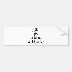 In Sha Allah Bumper Sticker