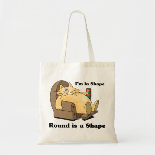 In shape cat tote bag