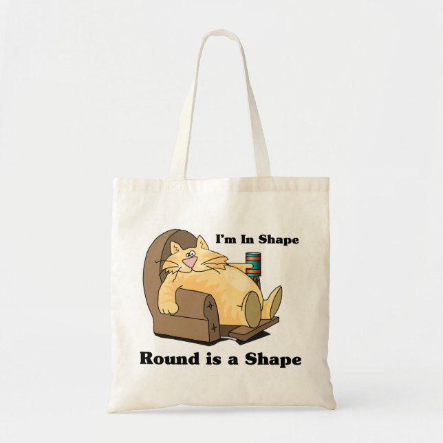 In shape cat tote bag (Front)