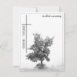 In silent mourning - tree on meadow 2.0