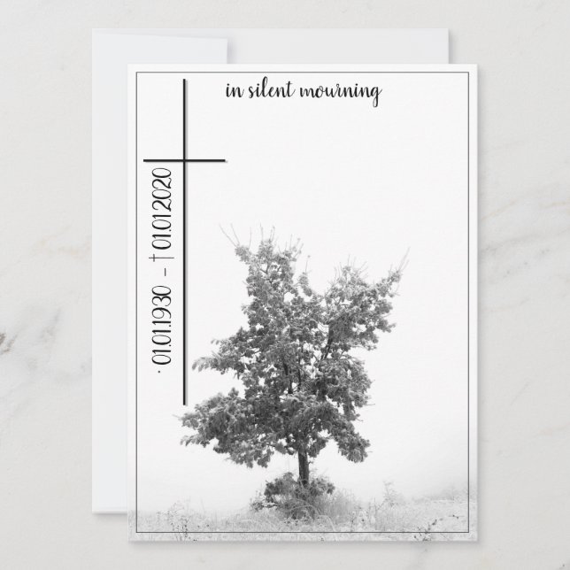 In silent mourning - tree on meadow 2.0 (Front)