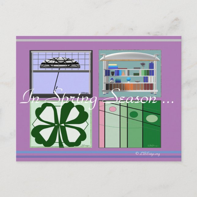 In Spring Season 2021 Postcard (Front)