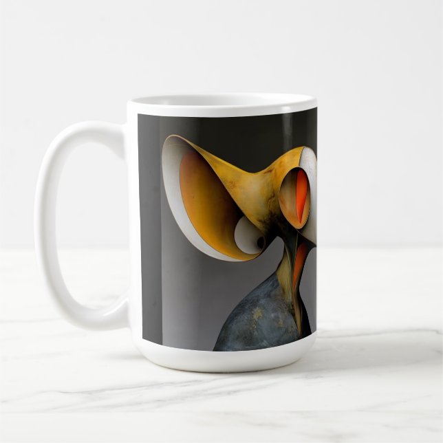 In stone coffee mug (Left)