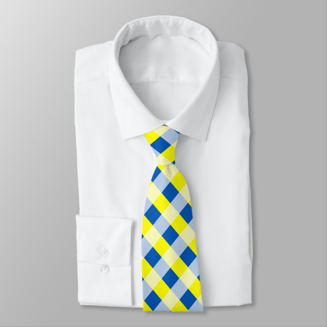 In Support of Ukraine Neck Tie (Tied)
