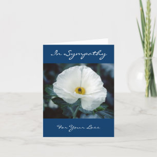 In Sympathy For Your Loss Greeting Card