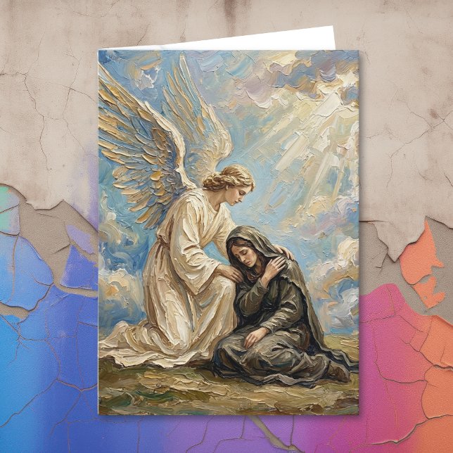 In Sympathy Grief Poem | Angel Watching Over You Card (Creator Uploaded)